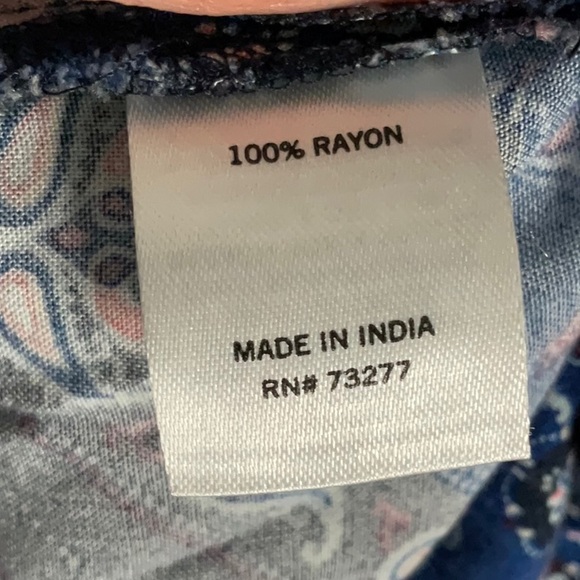 Sonoma Paisley Tank Blouse Size Medium - Picture 10 of 11